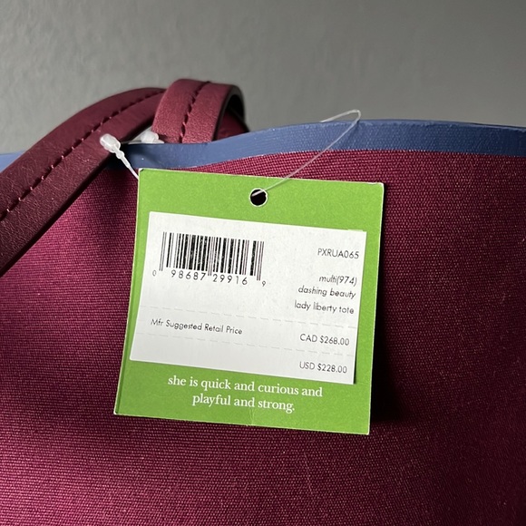 NWT Kate Spade Tote. $228 Retail - Picture 7 of 15